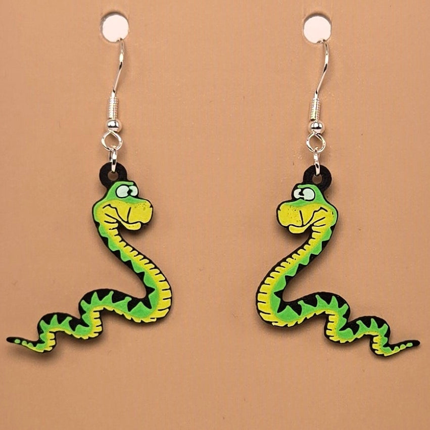 Boucle d'oreille en forme de Serpent - Hypoallergénique