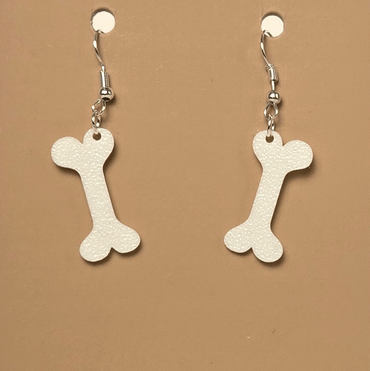 Boucle d'oreille en forme de Os - Hypoallergénique