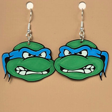 Boucle d'oreille en forme de Ninja Turtle - Hypoallergénique