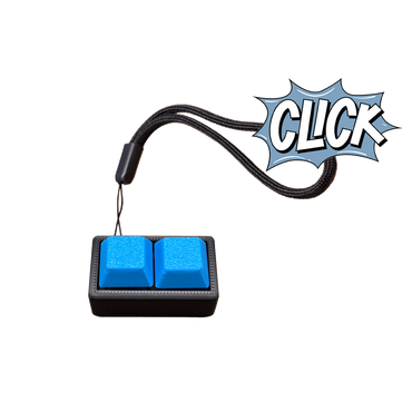 Jouet Clicker en forme de 2 touches