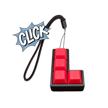 Jouet Clicker en forme de L a 4 touches