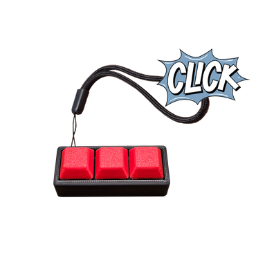 Jouet Clicker en forme de 3 touches