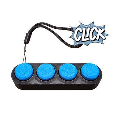 Jouet Clicker en forme d'arcade 4 touches