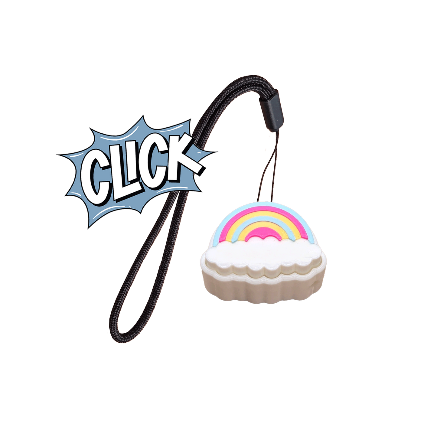 Jouet Clicker en forme de Arc-en-ciel