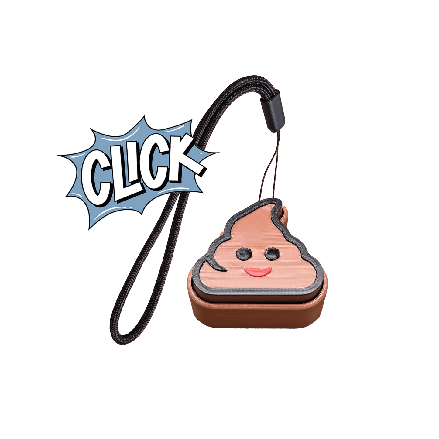 Jouet Clicker en forme de Caca