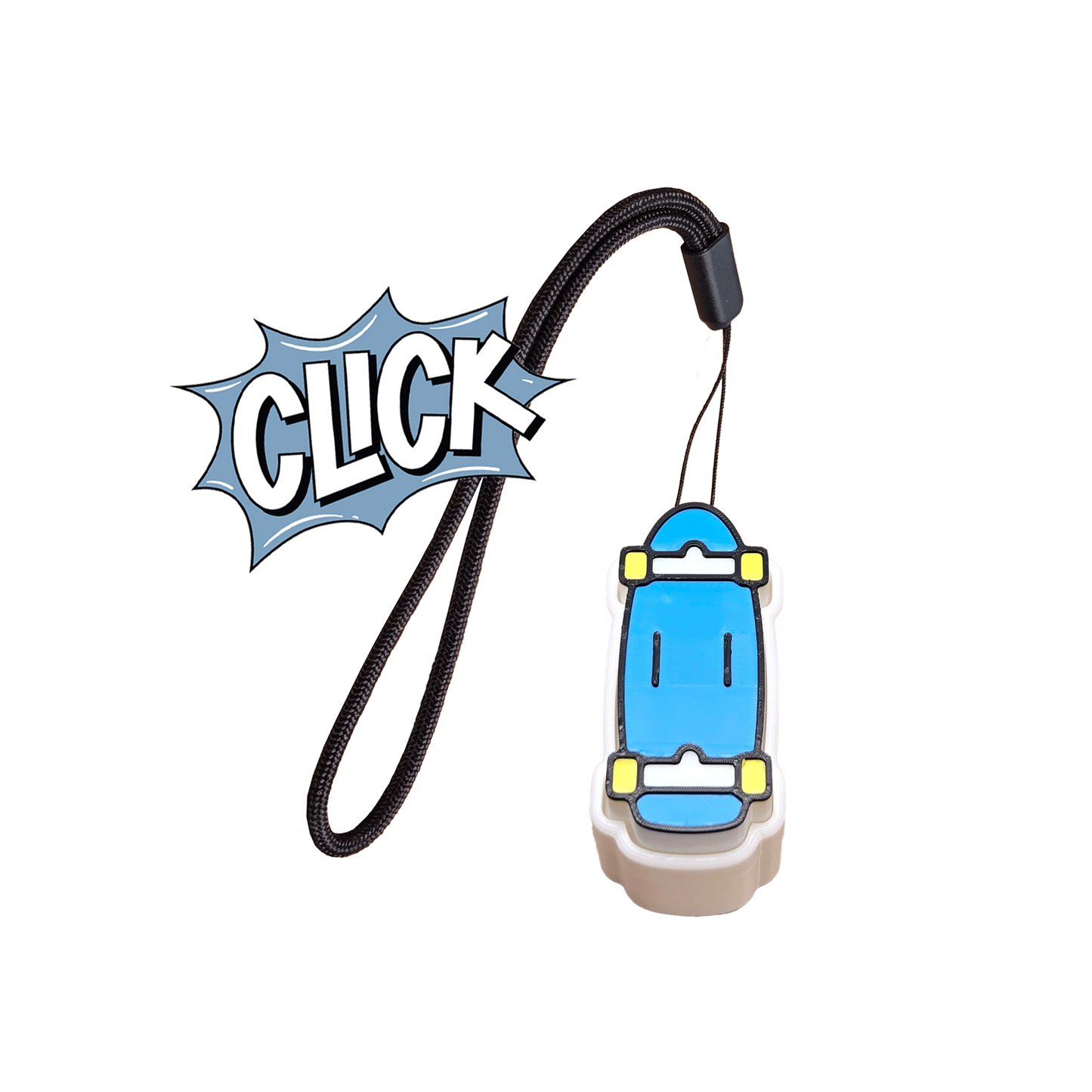 Jouet Clicker en forme de SkateBoard