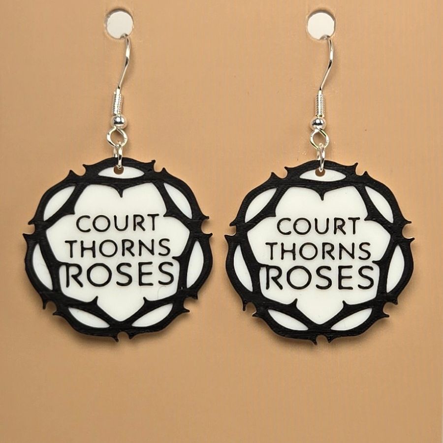 Boucle d'oreille en forme de Acotar Studio avec crochets hypoallergéniques sans nickel