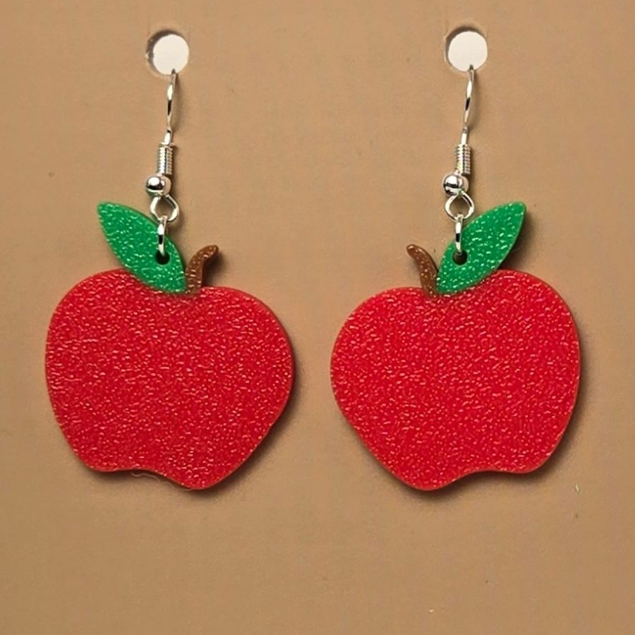 Boucle d'oreille en forme de Pomme