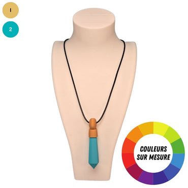 Collier en forme de Cloche Atlantis imprimé en 3D, léger et original
