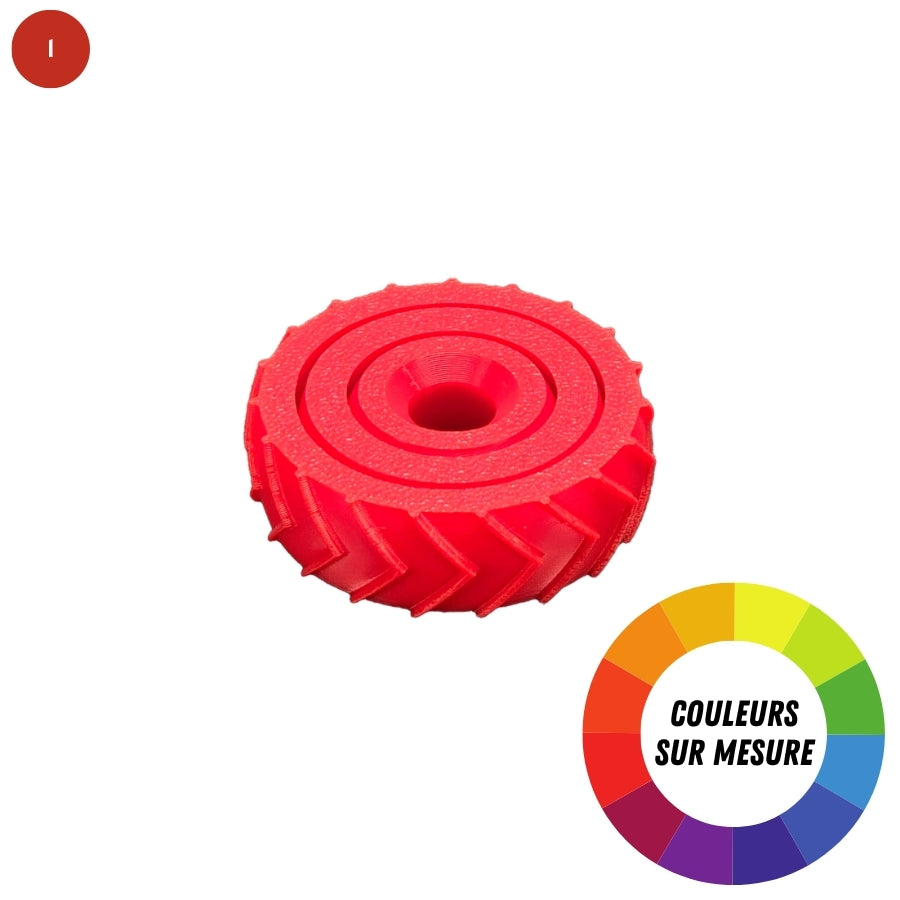 Jouet anti-stress 3 cercles rotatifs imprimé en 3D, agréable à manipuler