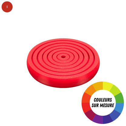 Fidget à 7 cercles rotatifs à couleurs sur mesure