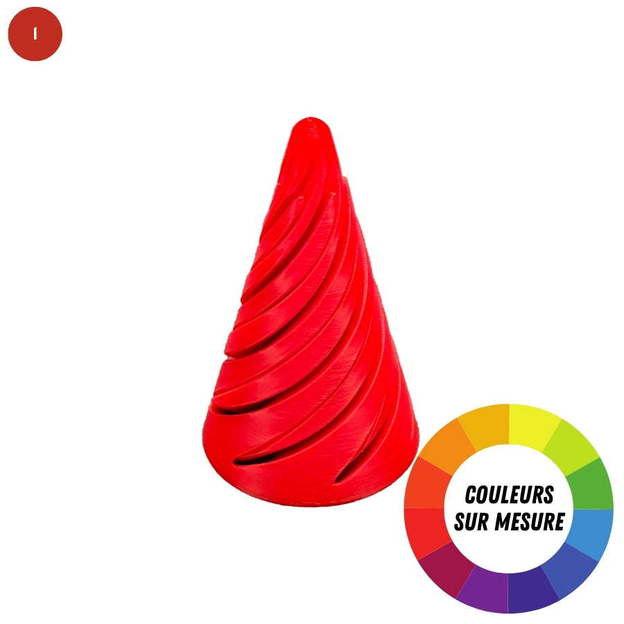 Jouet anti-stress cône en spirale imprimé en 3D, léger et agréable à manipuler
