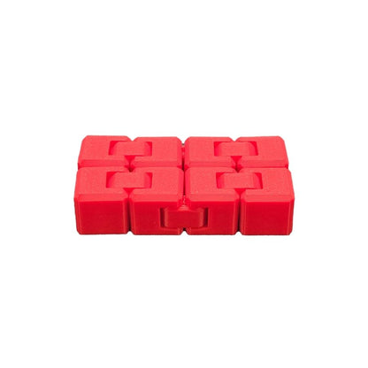 Jouet anti-stress cube infini imprimé en 3D composé de sections articulées à manipuler
