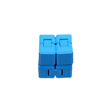 Cube infini anti-stress, cyan.