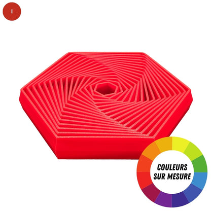 Fidget hexagone à 6 pointes à couleurs sur mesure