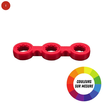 Triple spinner antistress à couleurs sur mesure