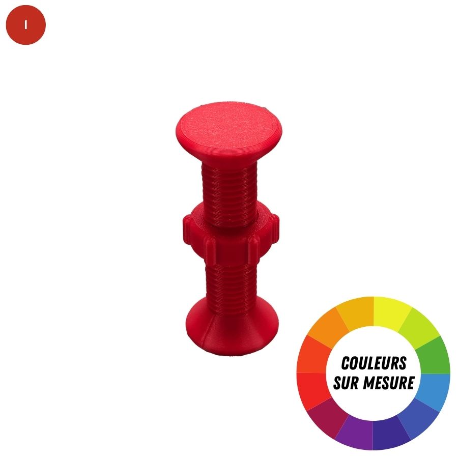 Fidget vis antistress à couleurs sur mesure