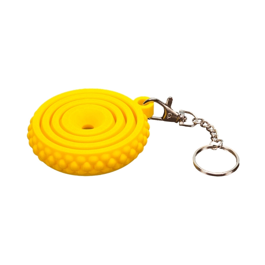 Porte-clés fidget à cercles rotatifs
