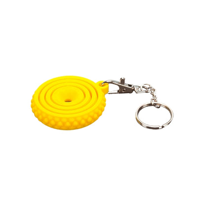 Porte-clés fidget à cercles rotatifs