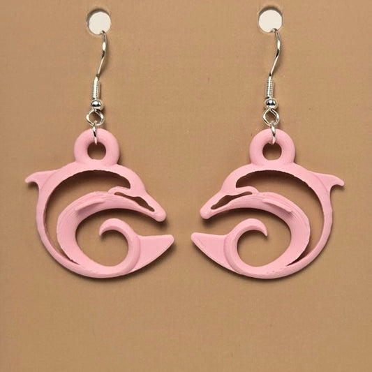 Boucle d'oreille en forme de Dauphin - Hypoallergénique