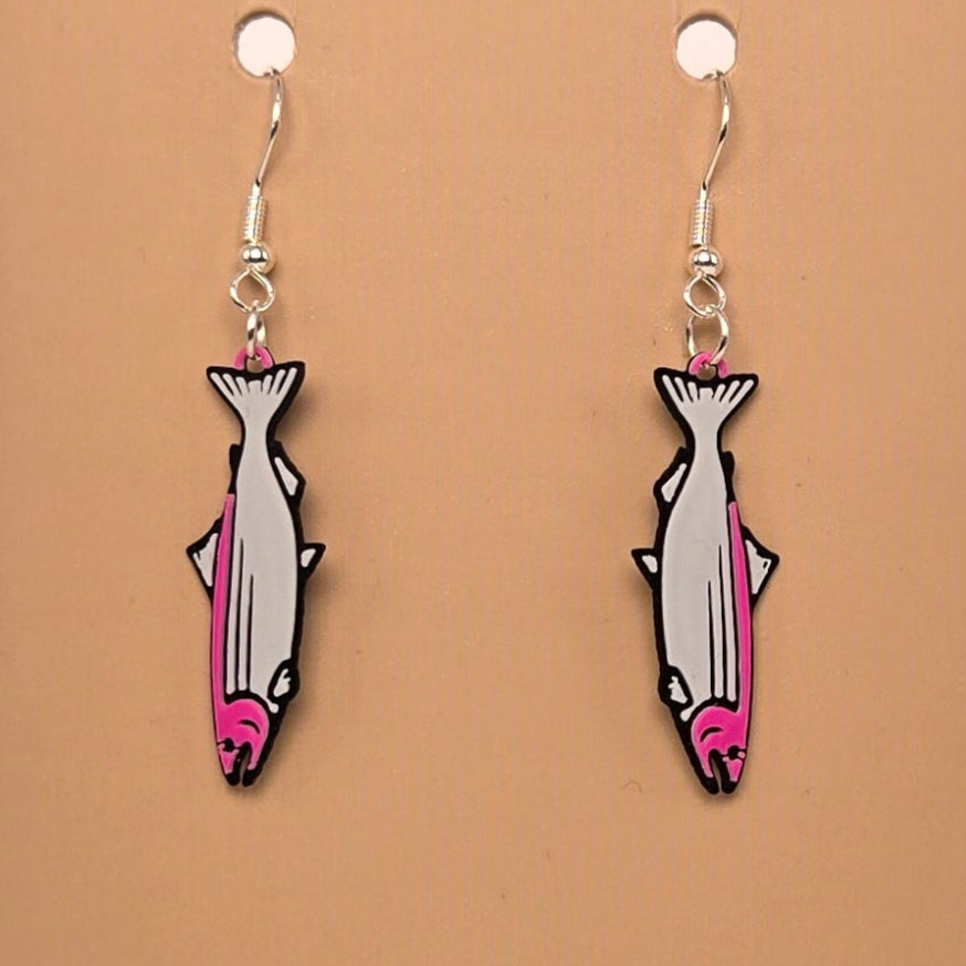 T
Boucle d'oreille en forme de Poisson avec crochets hypoallergéniques sans nickel