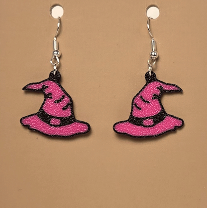 Boucle d'oreille en forme de Chapeau Sorcier - Hypoallergénique