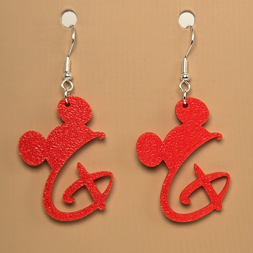 Boucle d'oreille en forme de Disney - Hypoallergénique