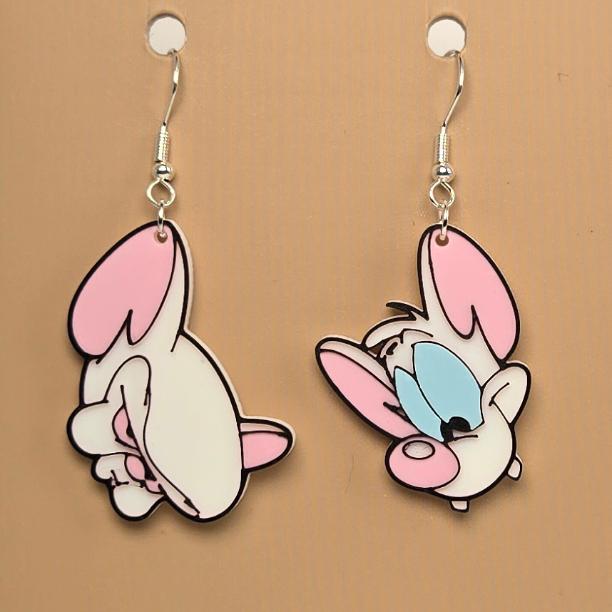 Boucle d'oreille en forme de Minus et Cortex - Hypoallergénique