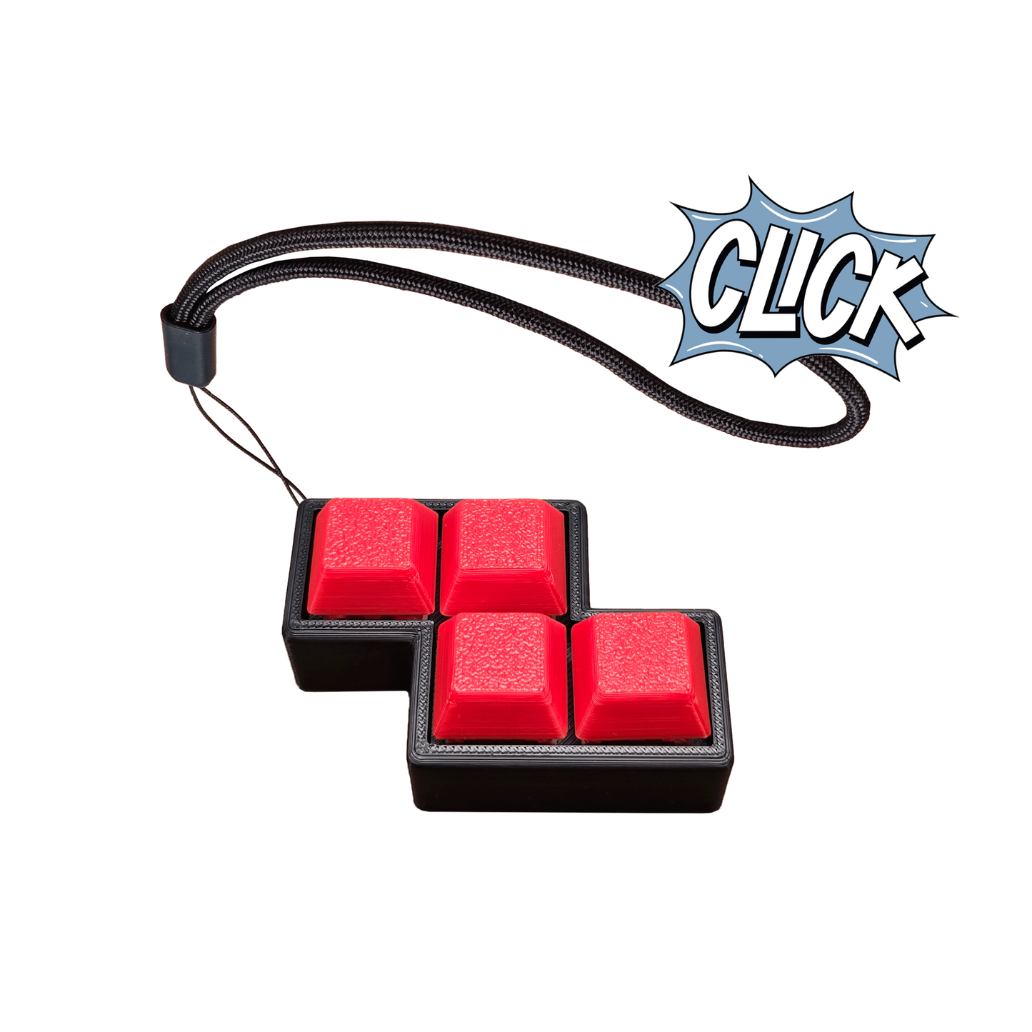 Jouet Clicker en forme Z a 4 touches