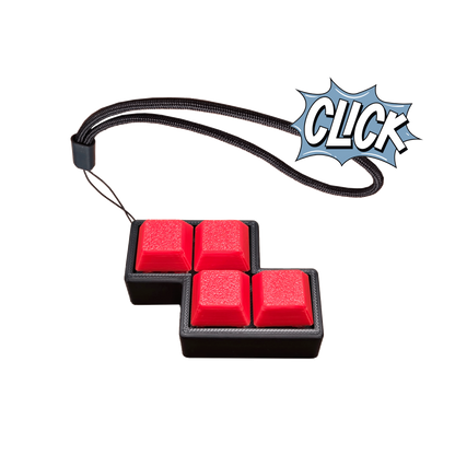 Jouet Clicker en forme Z a 4 touches