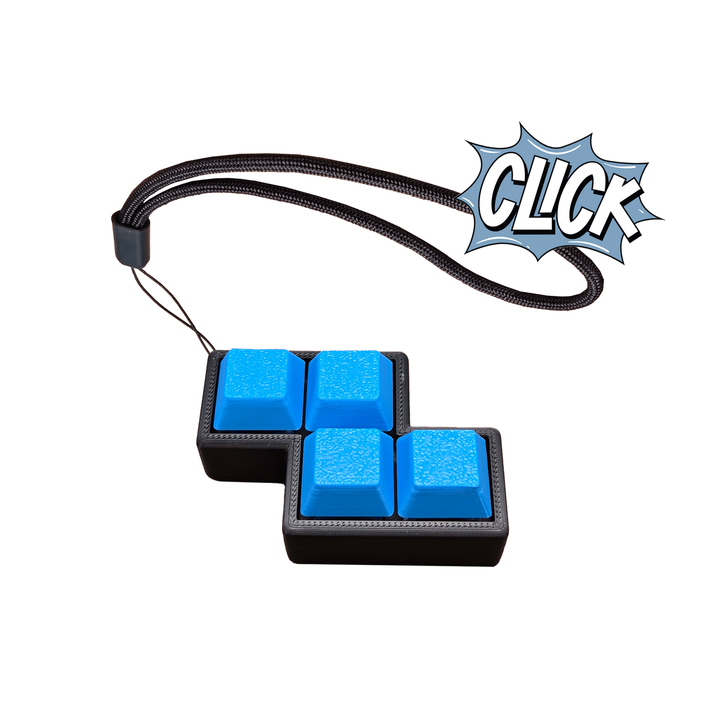 Jouet Clicker en forme Z a 4 touches