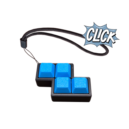 Jouet Clicker en forme Z a 4 touches