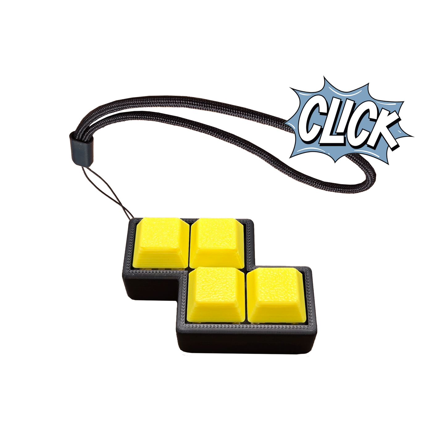 Jouet Clicker en forme Z a 4 touches