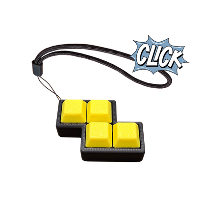 Jouet Clicker en forme Z a 4 touches