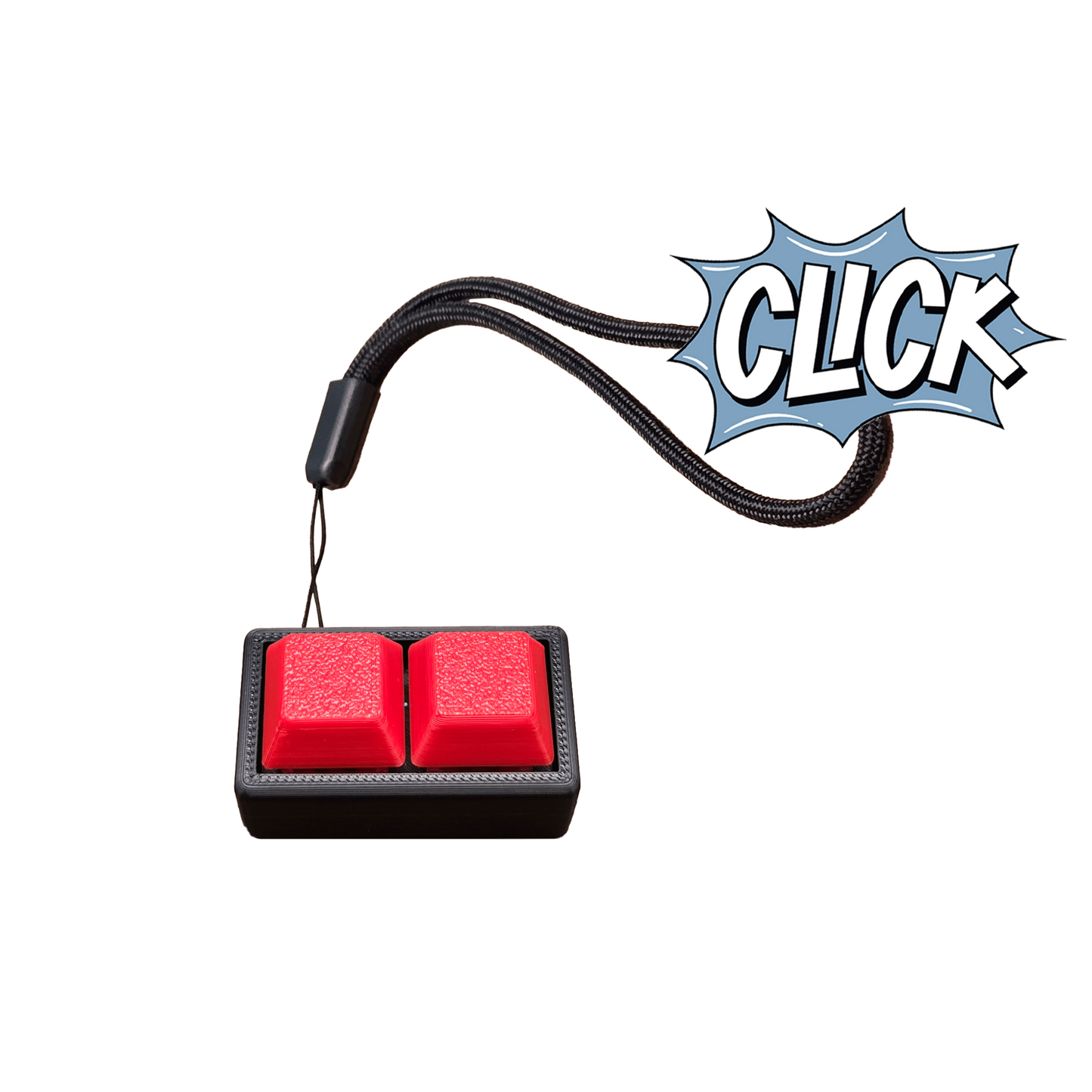 Jouet Clicker en forme de 2 touches