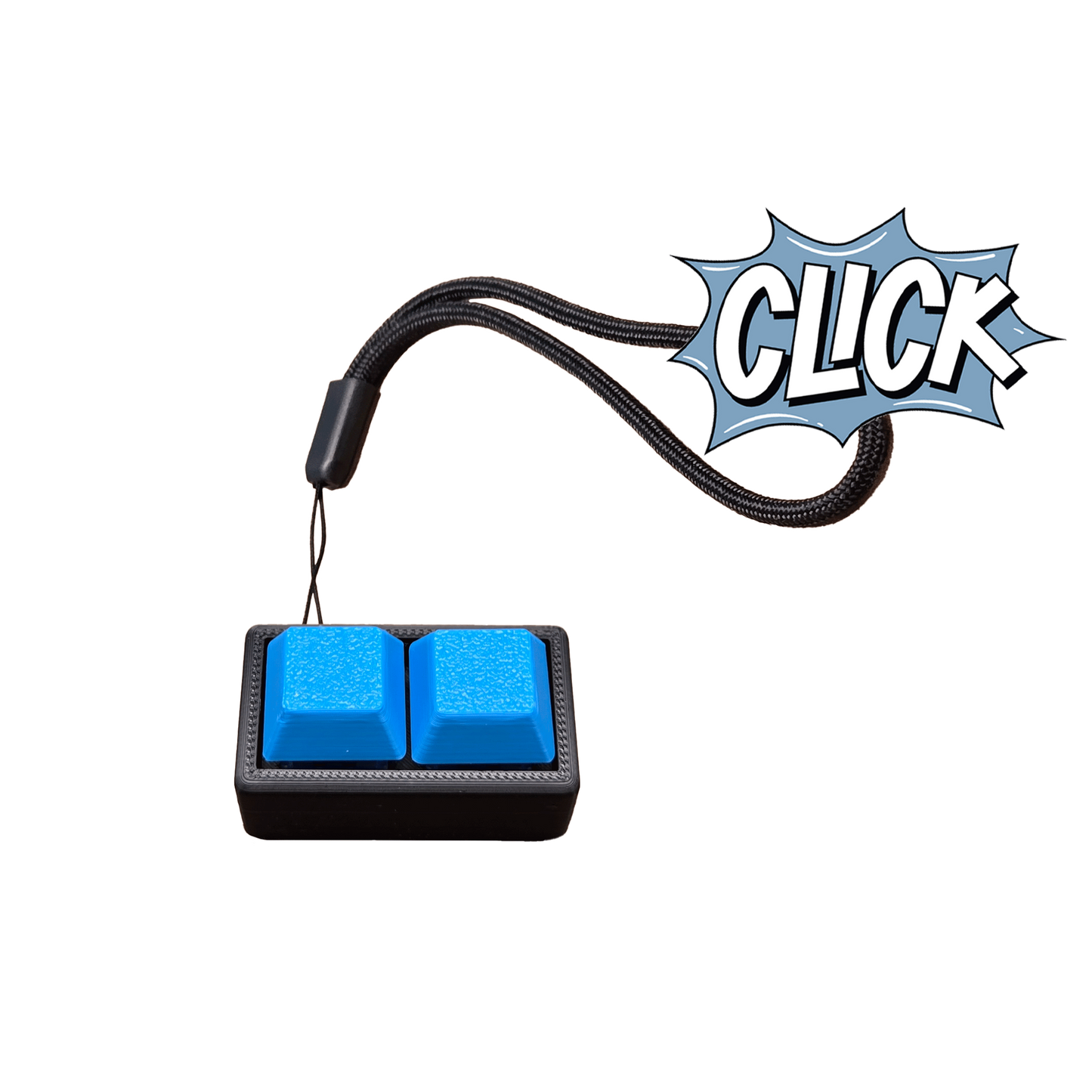 Jouet Clicker en forme de 2 touches
