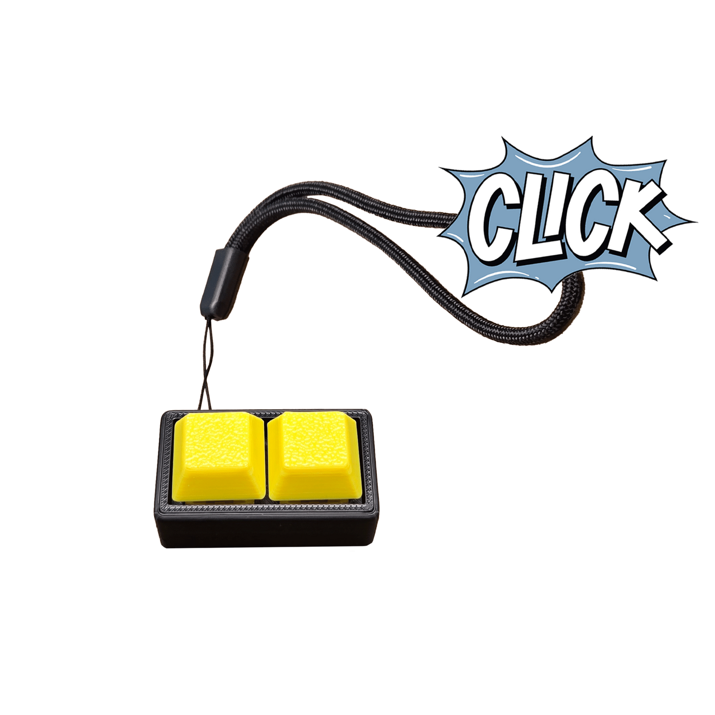 Jouet Clicker en forme de 2 touches