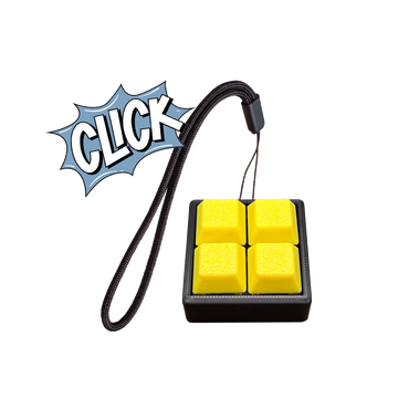 Jouet Clicker en forme de carré a 4 touches