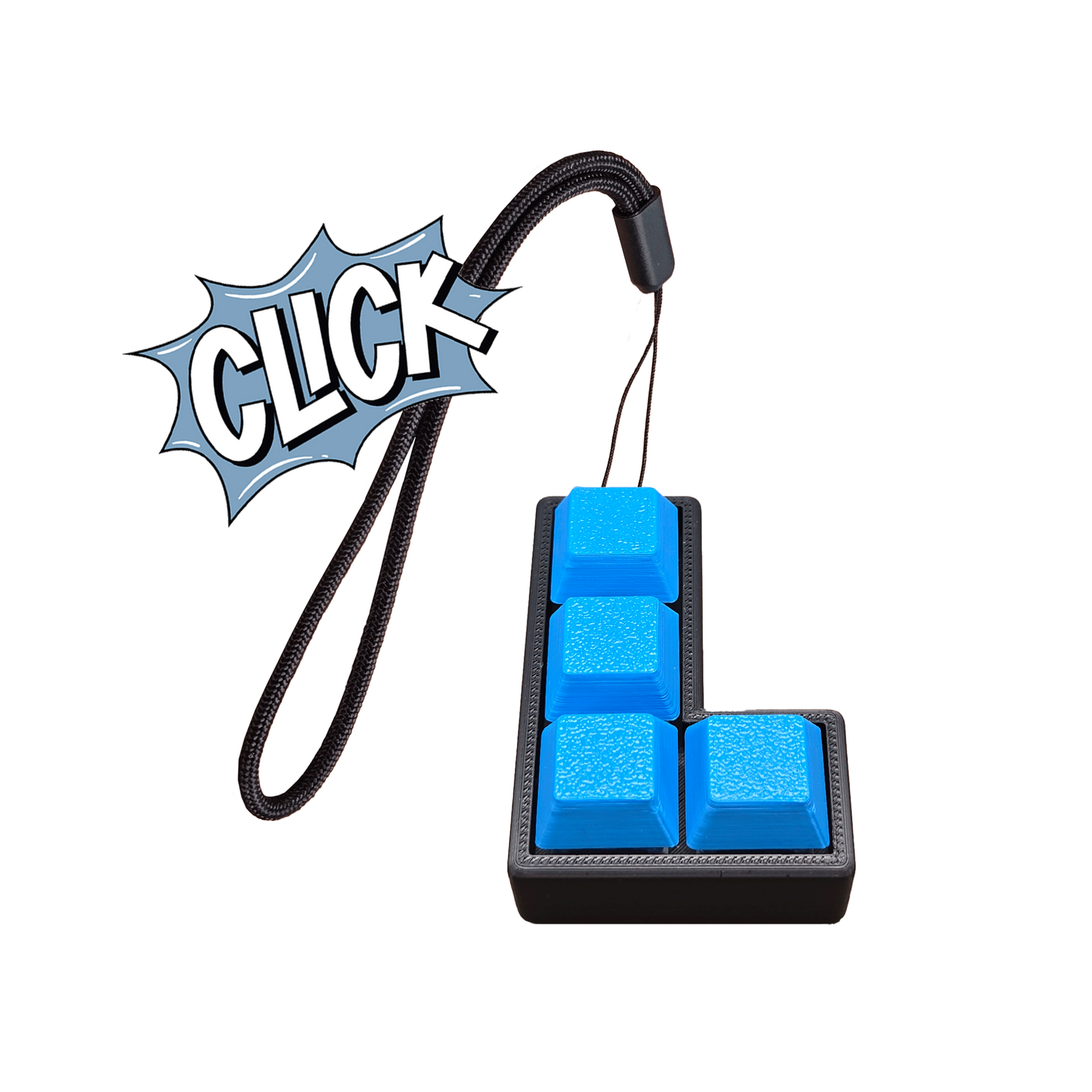 Jouet Clicker en forme de L a 4 touches