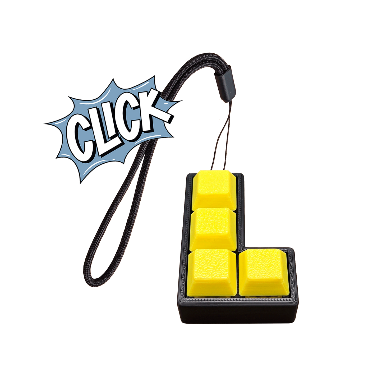 Jouet Clicker en forme de L a 4 touches