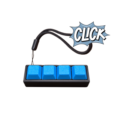 Jouet Clicker en forme de 4 touches