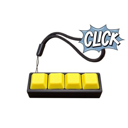 Jouet Clicker en forme de 4 touches