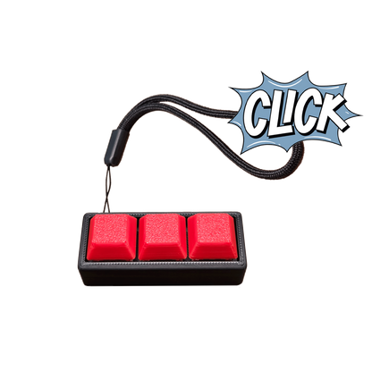 Jouet Clicker en forme de 3 touches