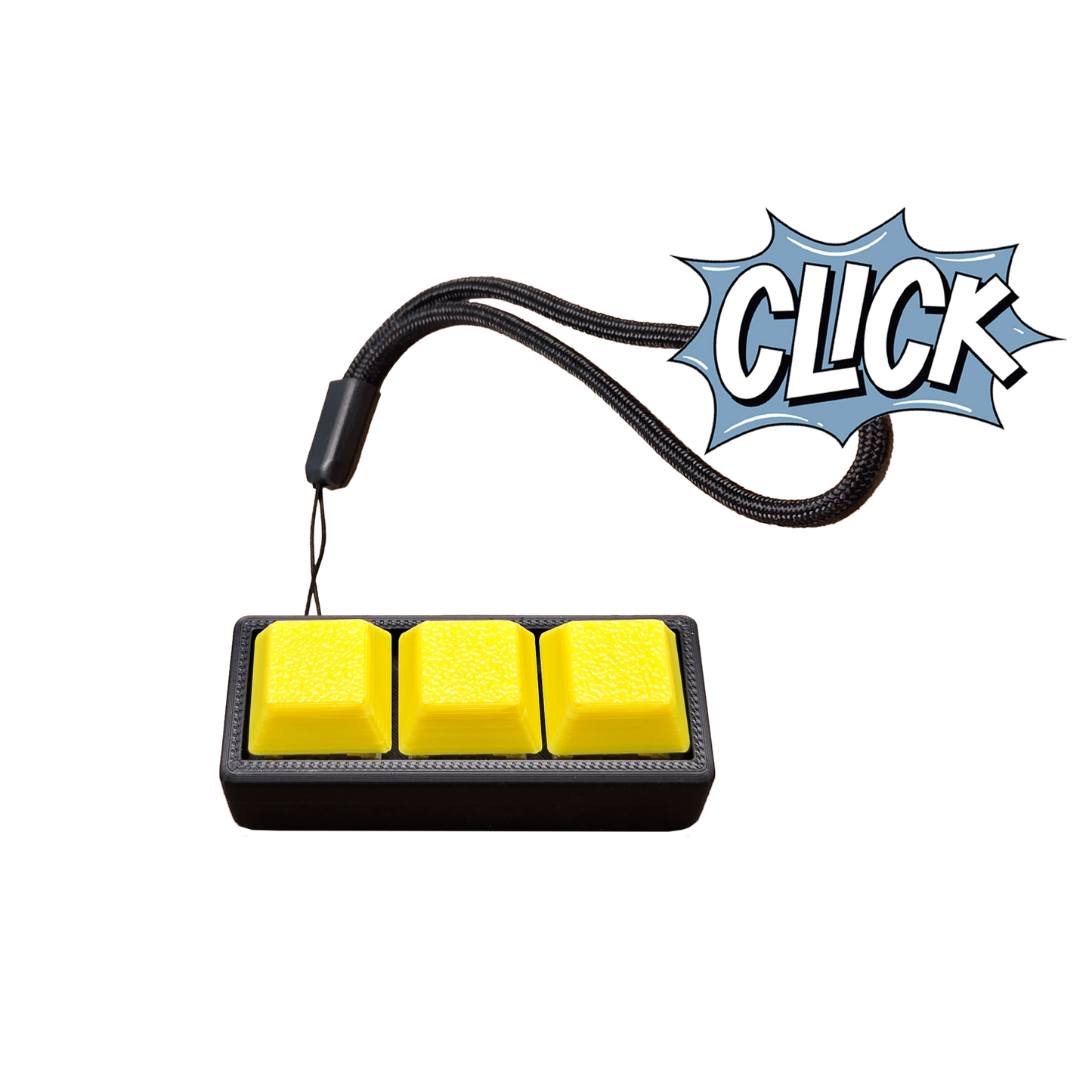 Jouet Clicker en forme de 3 touches