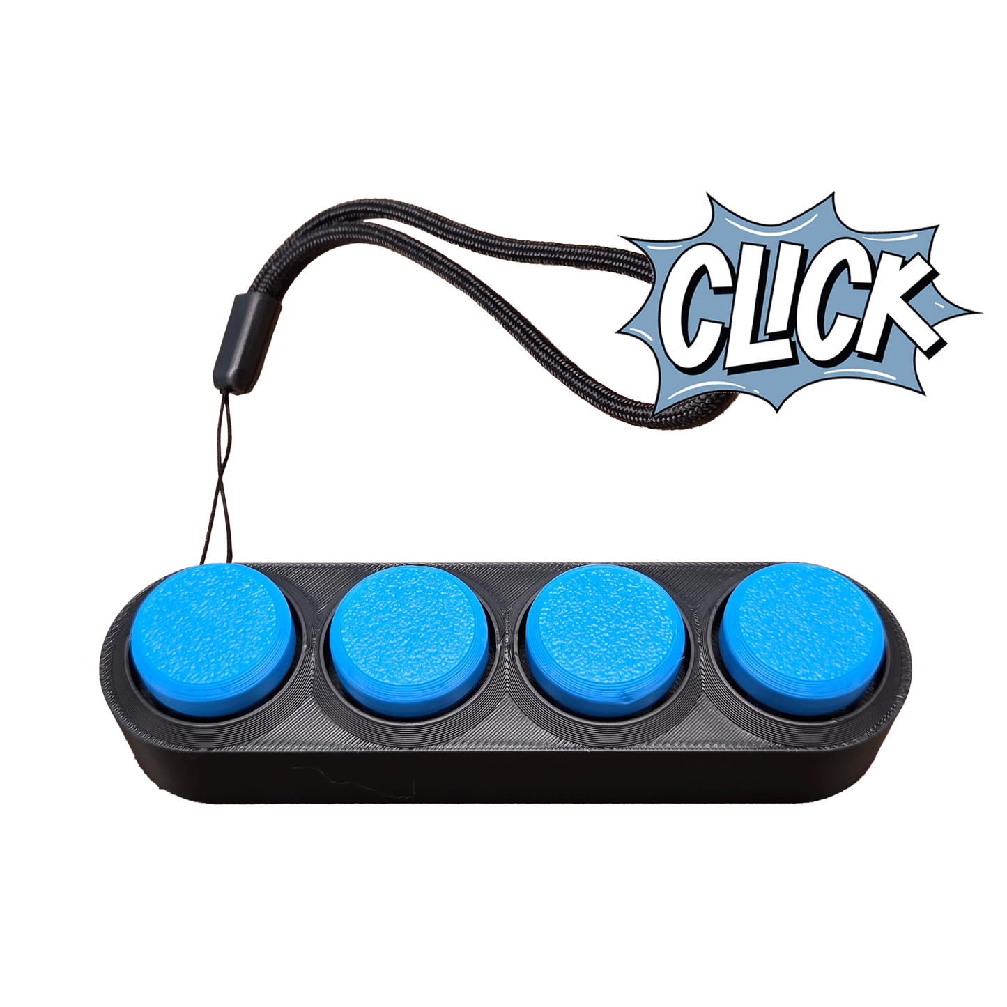 Jouet Clicker en forme d'arcade 4 touches