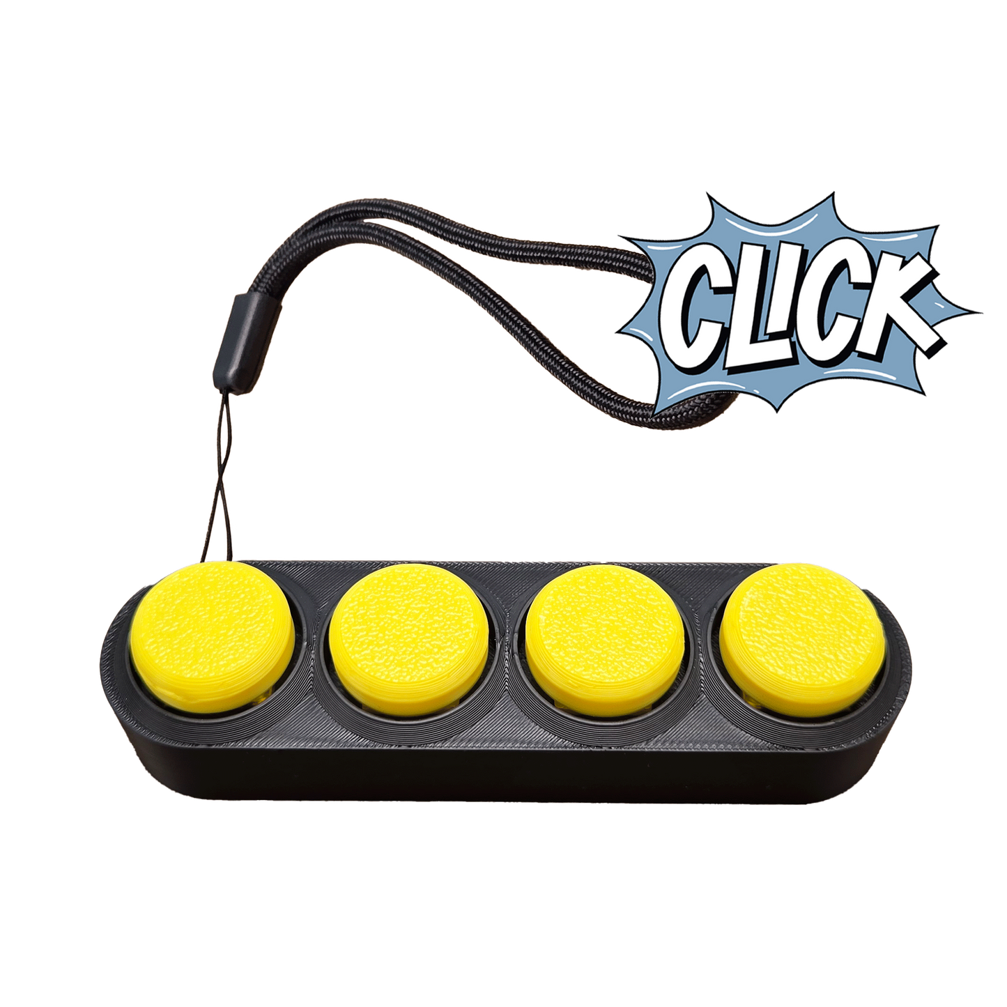 Jouet Clicker en forme d'arcade 4 touches