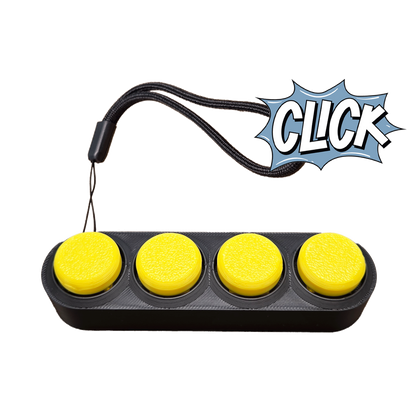 Jouet Clicker en forme d'arcade 4 touches