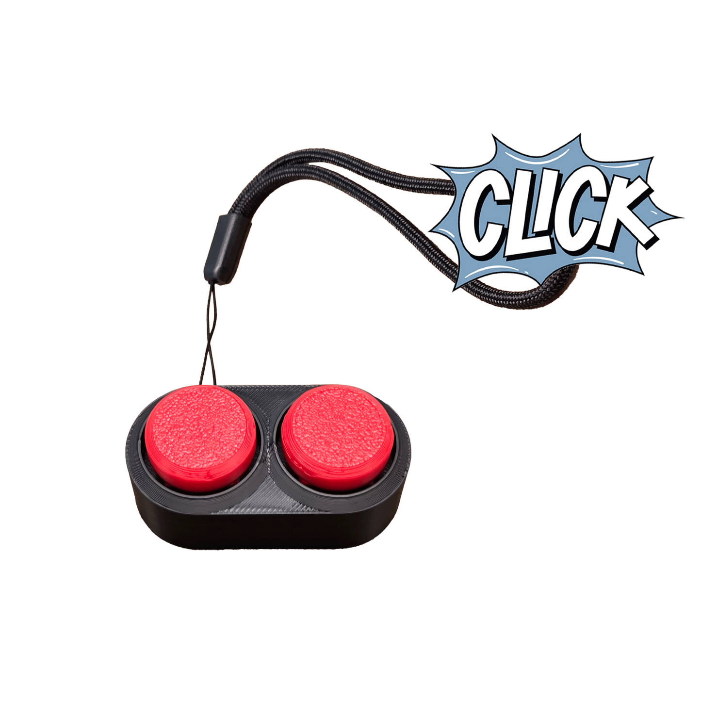 Jouet Clicker en forme d'arcade 2 touches