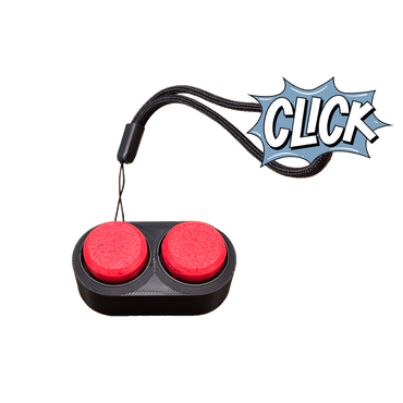 Jouet Clicker en forme d'arcade 2 touches