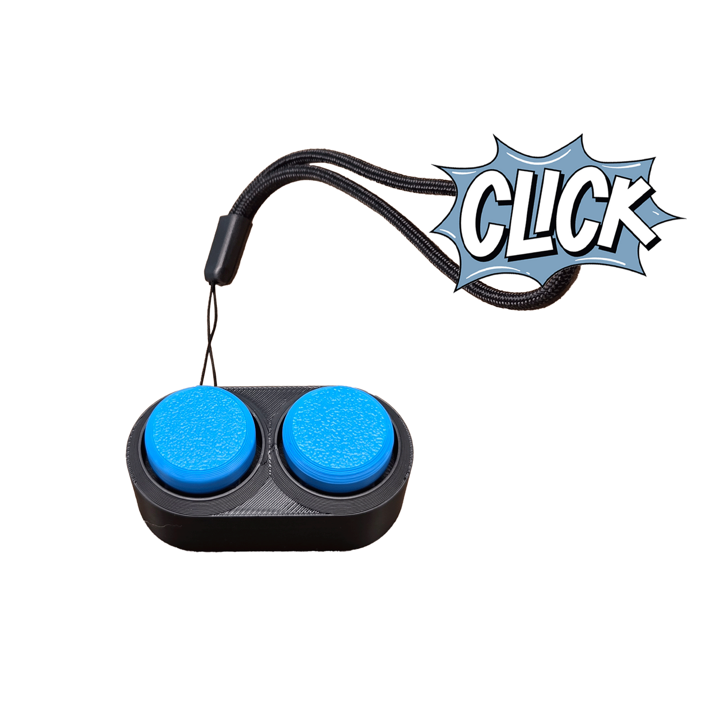 Jouet Clicker en forme d'arcade 2 touches